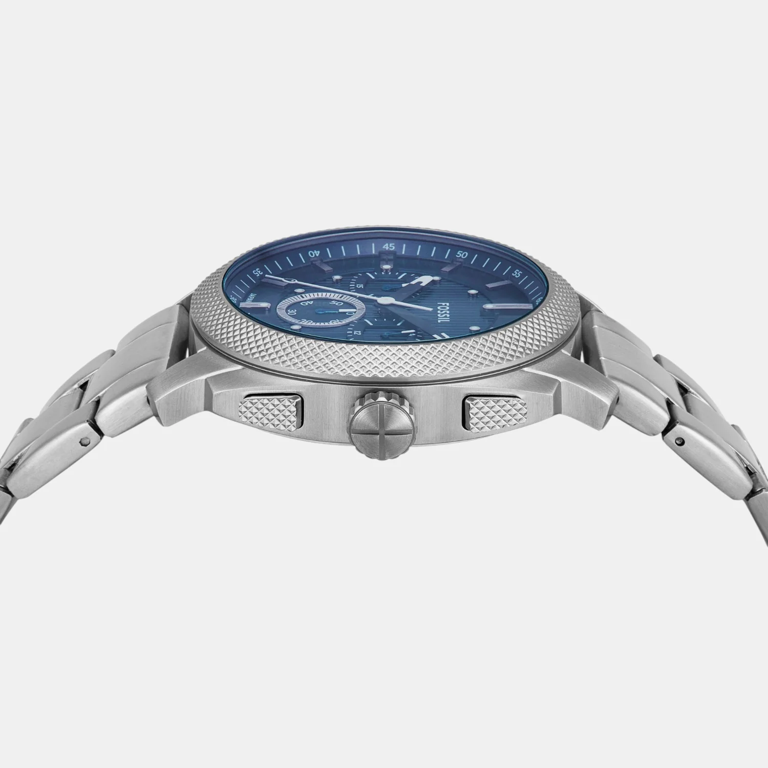 Machine Men Quartz Blue Dial Chronograph Stainless Steel Watch FS6096 - Image 5