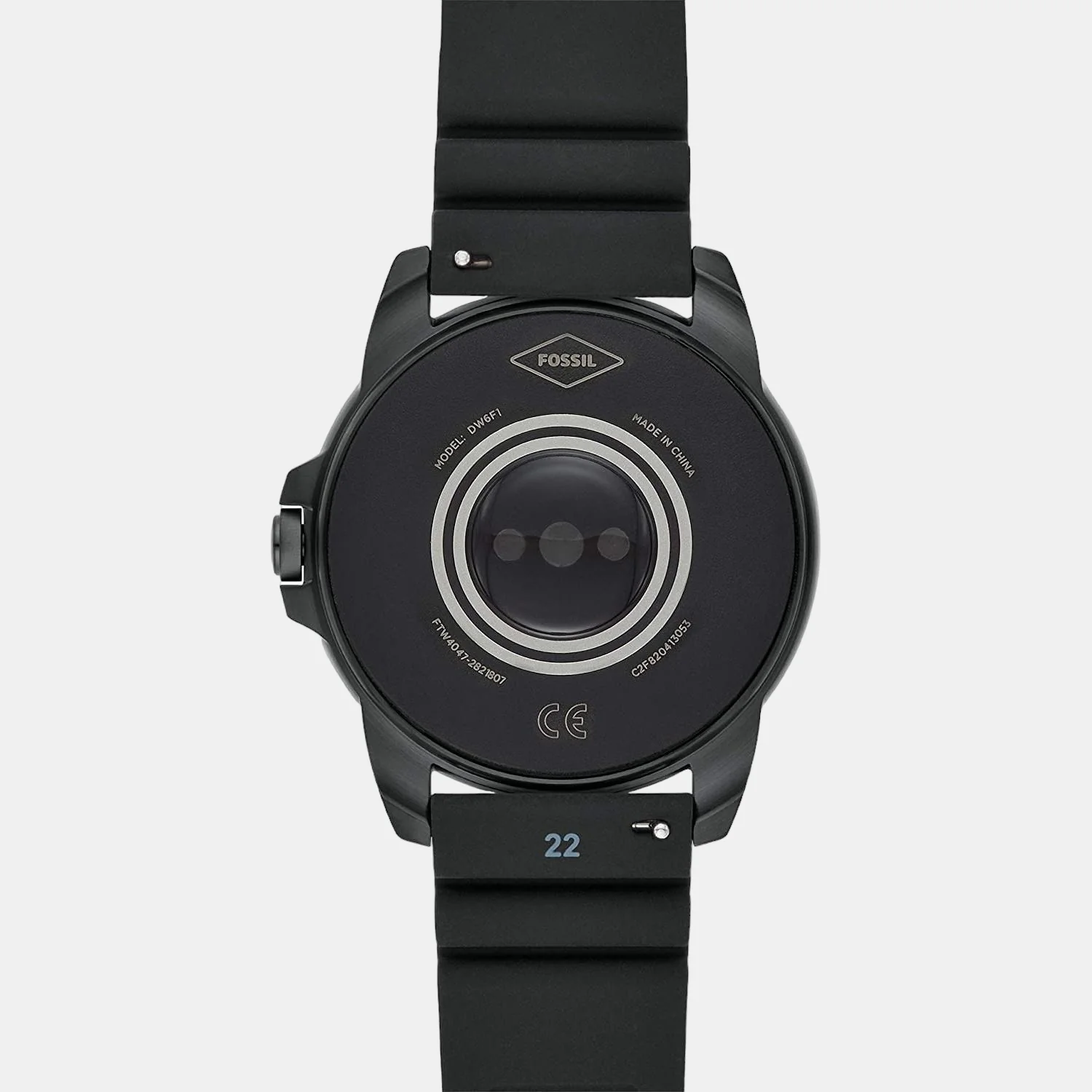 Men Automatic Black Dial Digital Silicone Watch FTW4047 - Image 5