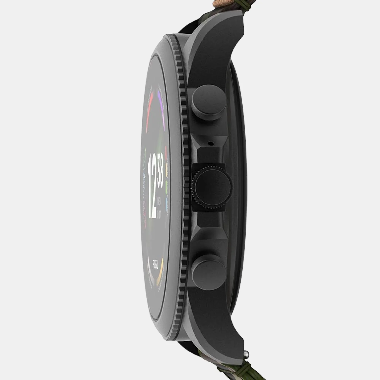 Men Processor Black Dial Digital Fabric Watch FTW4063 - Image 4