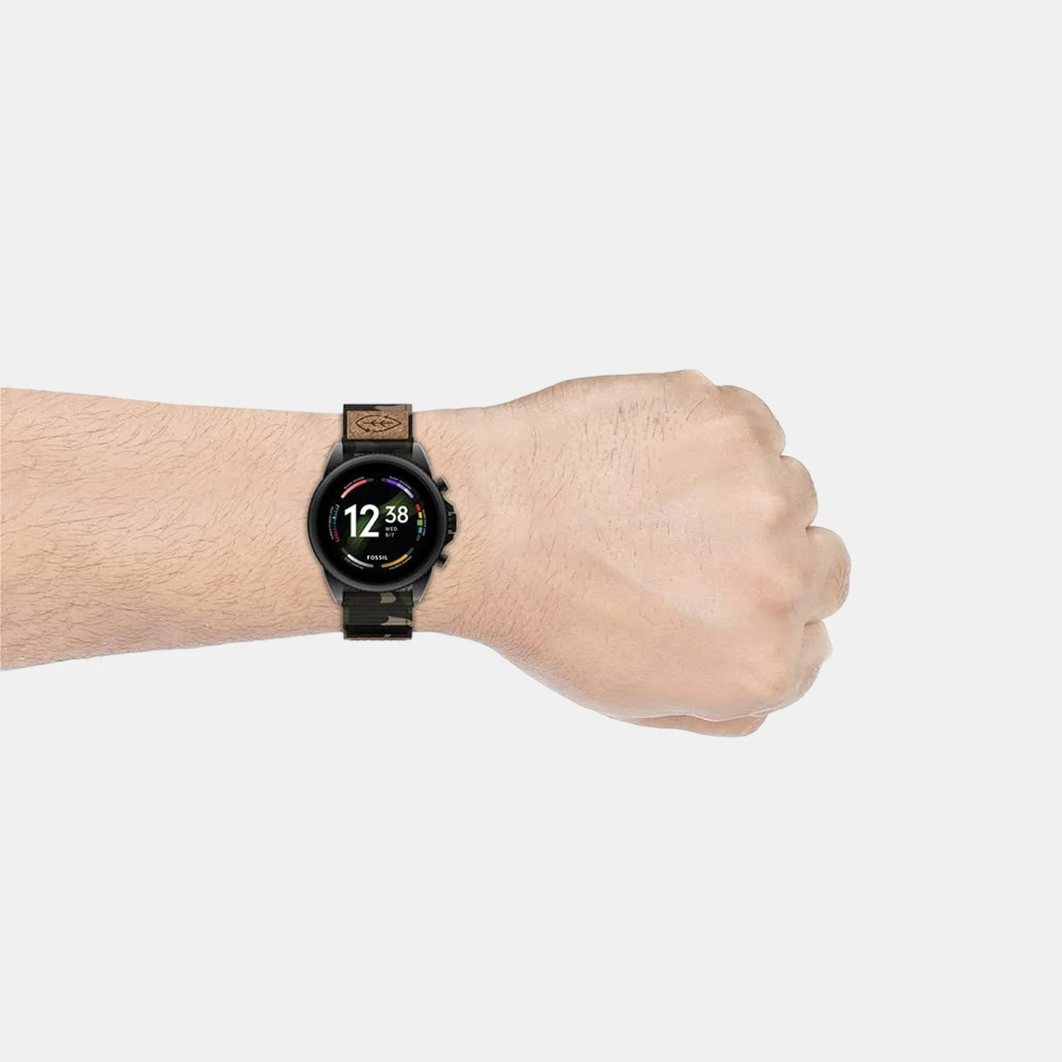 Men Processor Black Dial Digital Fabric Watch FTW4063 - Image 5