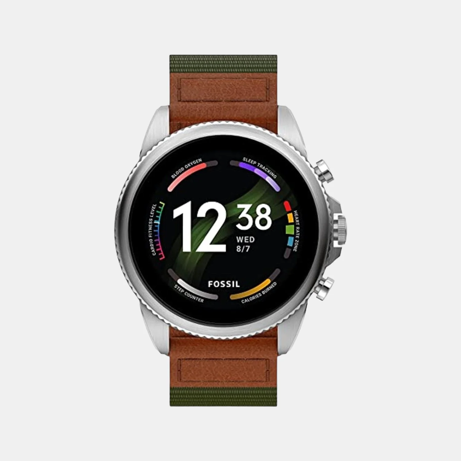 Men Processor Black Dial Digital Fabric Watch FTW4068