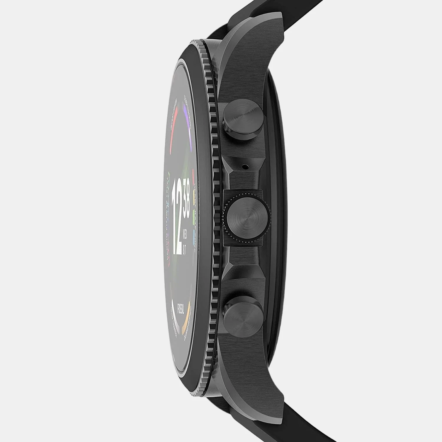 Men Processor Black Dial Digital Silicone Watch FTW4061 - Image 2