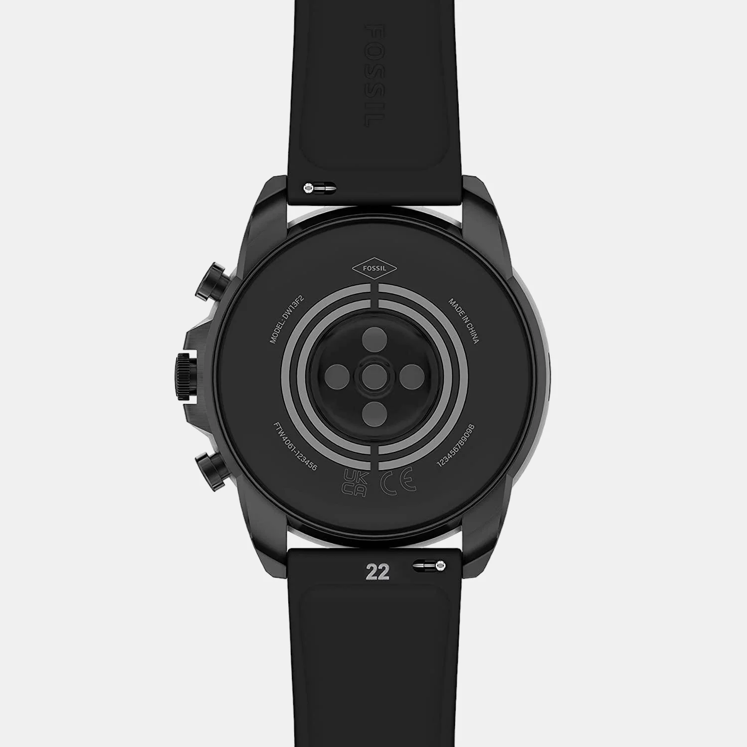 Men Processor Black Dial Digital Silicone Watch FTW4061 - Image 3