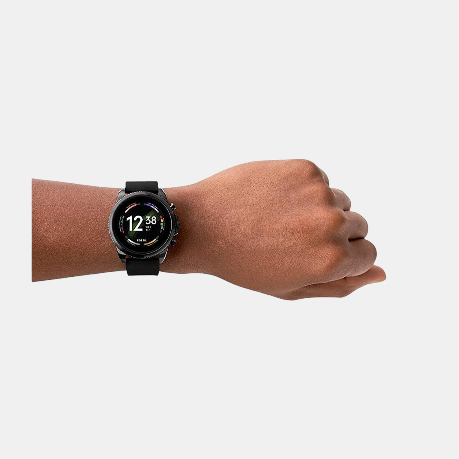 Men Processor Black Dial Digital Silicone Watch FTW4061 - Image 4