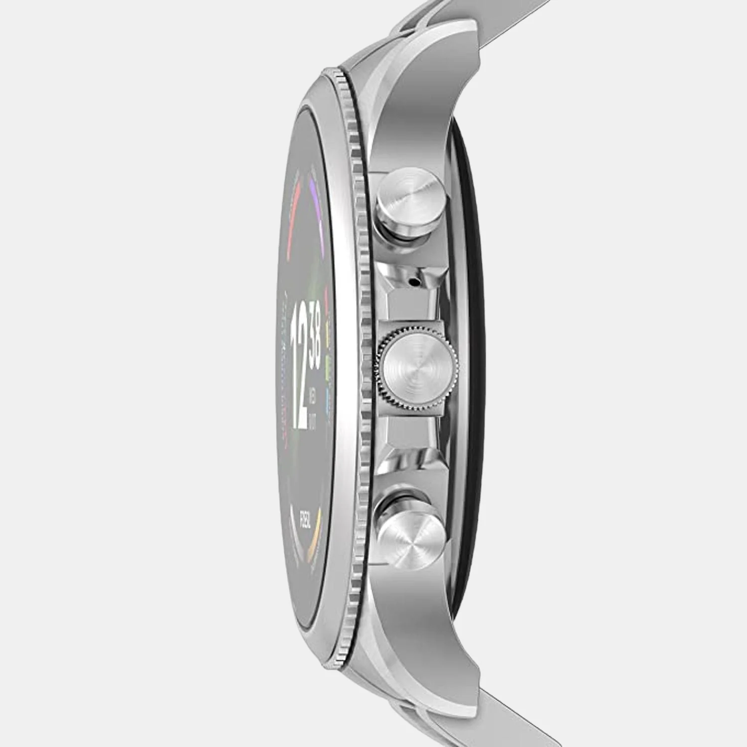 Men Processor Black Dial Digital Stainless Steel Watch FTW4060 - Image 2