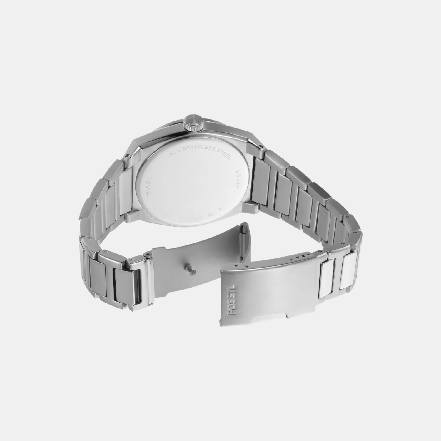 Men Quartz Two Tone Dial Analog Stainless Steel Watch FS6114 - Image 7