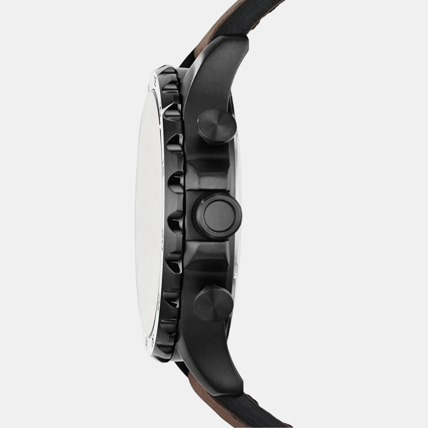 Nate Men Quartz Brown Dial Chronograph Leather Watch JR1487 - Image 2