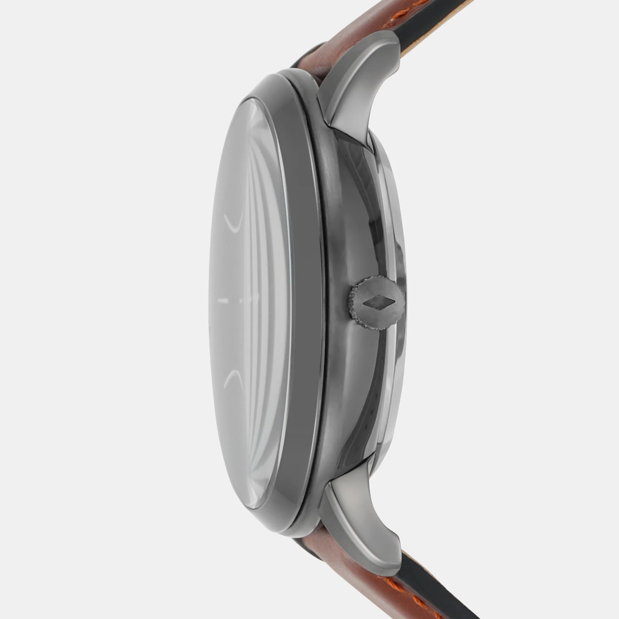 Neutra Men Automatic Smoke Dial Analog Leather Watch ME3161 - Image 5