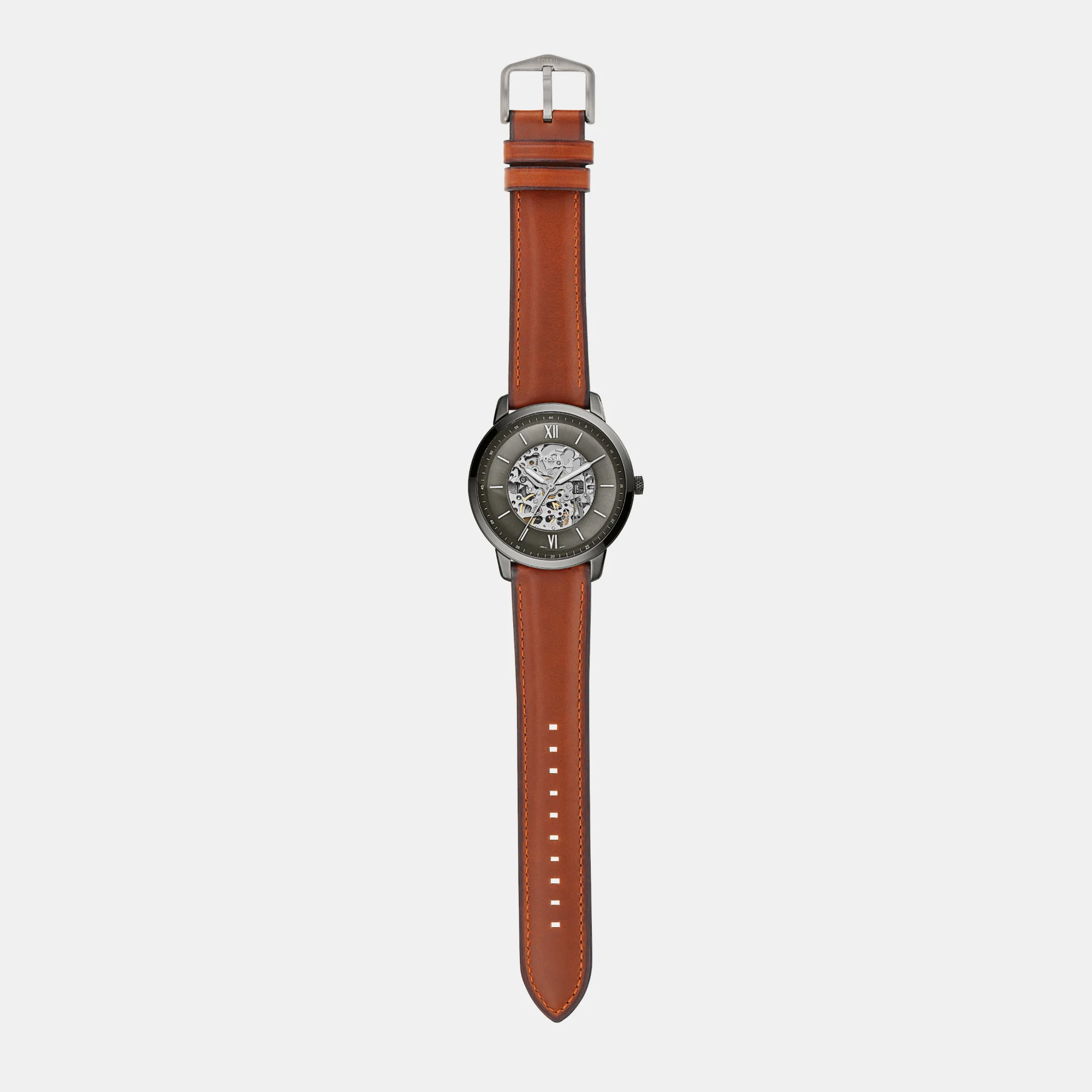 Neutra Men Automatic Smoke Dial Analog Leather Watch ME3161 - Image 9
