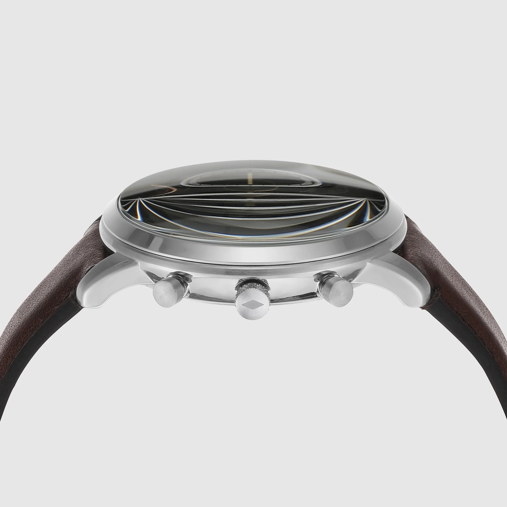 Neutra Men Quartz Black Dial Chronograph Leather Watch FS6024 - Image 2