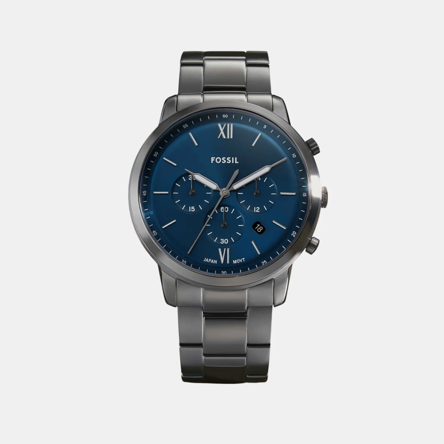 Neutra Men Quartz Blue Dial Chronograph Stainless Steel Watch FS6111 - Image 3