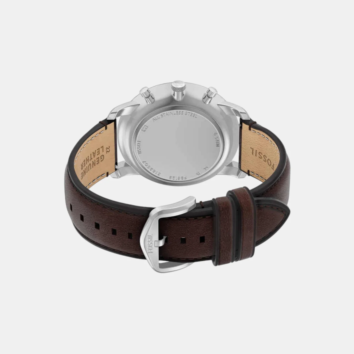 Neutra Men Quartz Grey Dial Chronograph Leather Watch FS6129 - Image 4