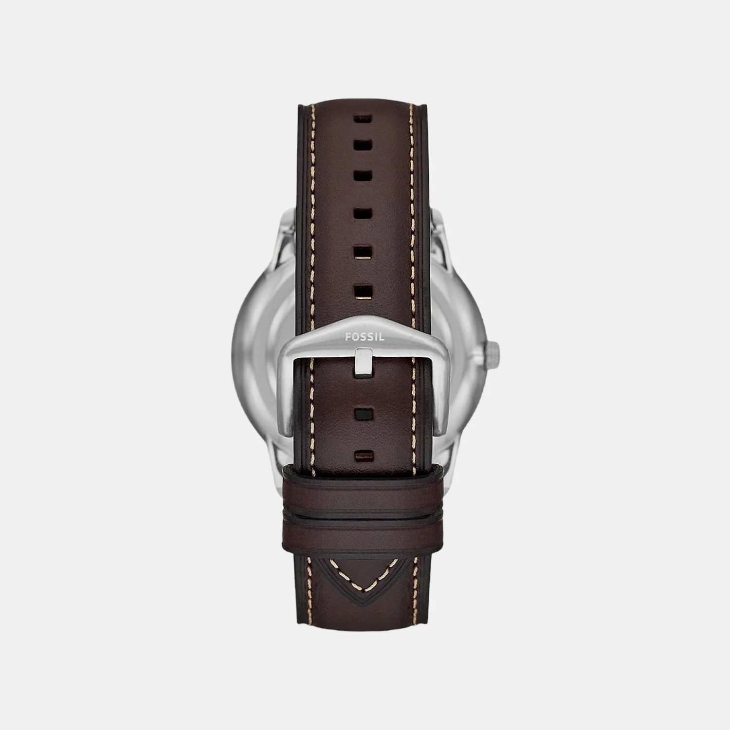 Neutra Men Quartz Silver Dial Multi-Function Leather Watch FS5905 - Image 3