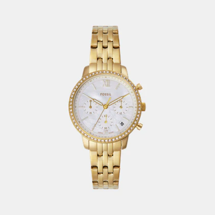 Neutra Women Quartz White Dial Chronograph Stainless Steel Watch ES5358 - Image 3