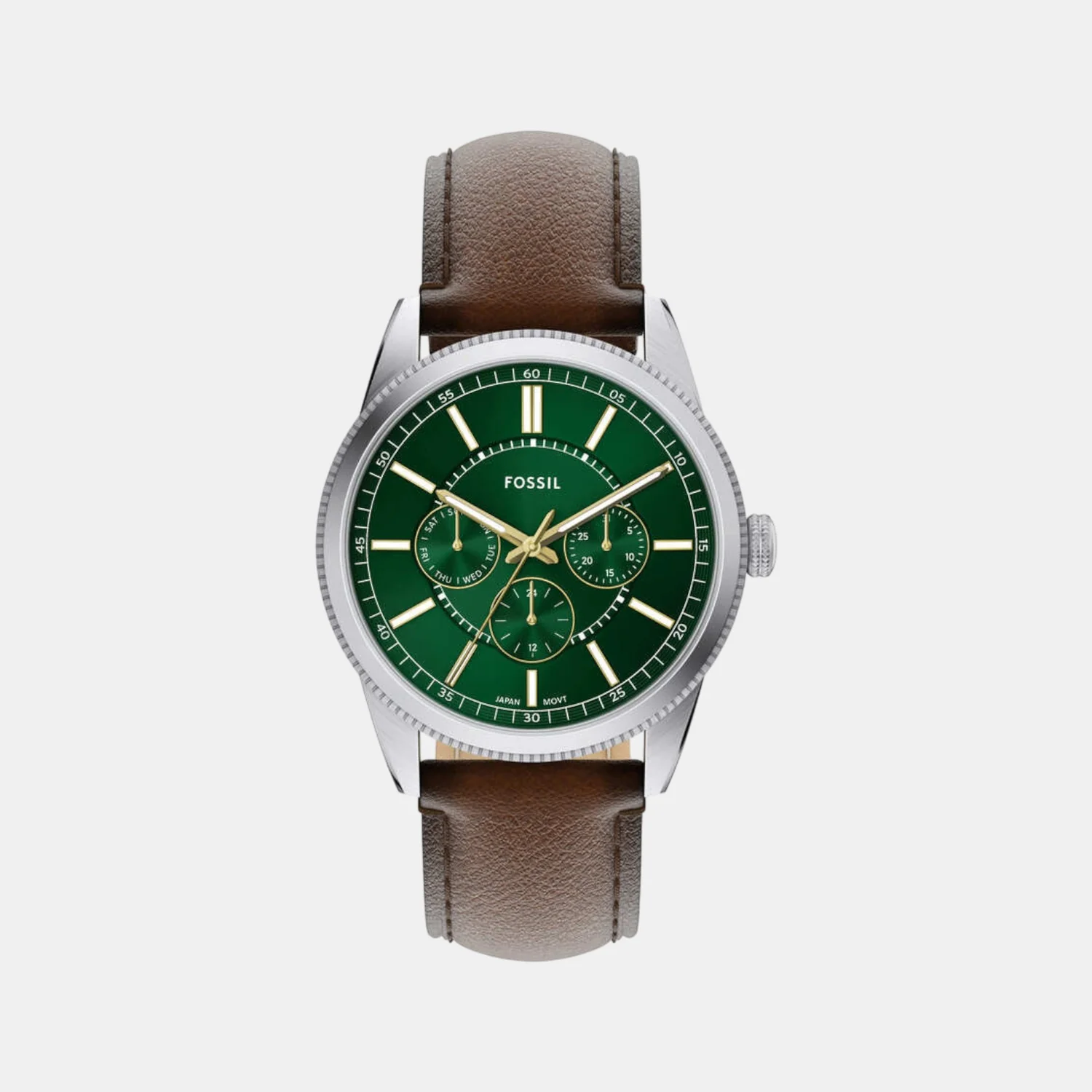 Pearson Men Quartz Green Dial Multi-Function Leather Watch FS6137 - Image 2