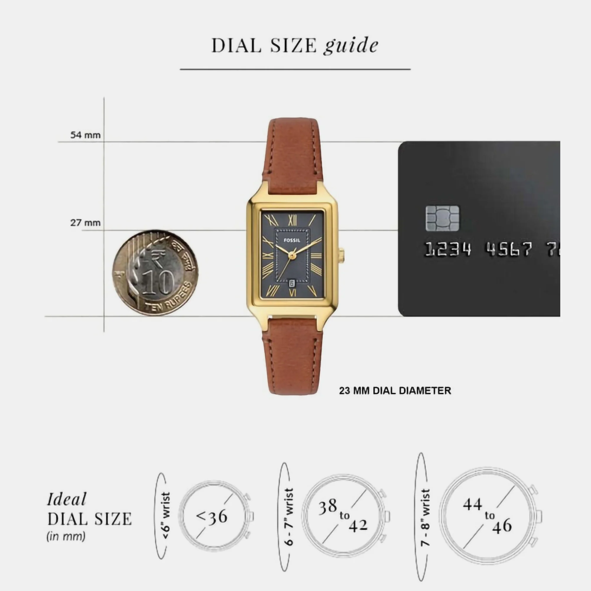 Raquel Women Quartz Grey Dial Analog Leather Watch ES5303 - Image 10