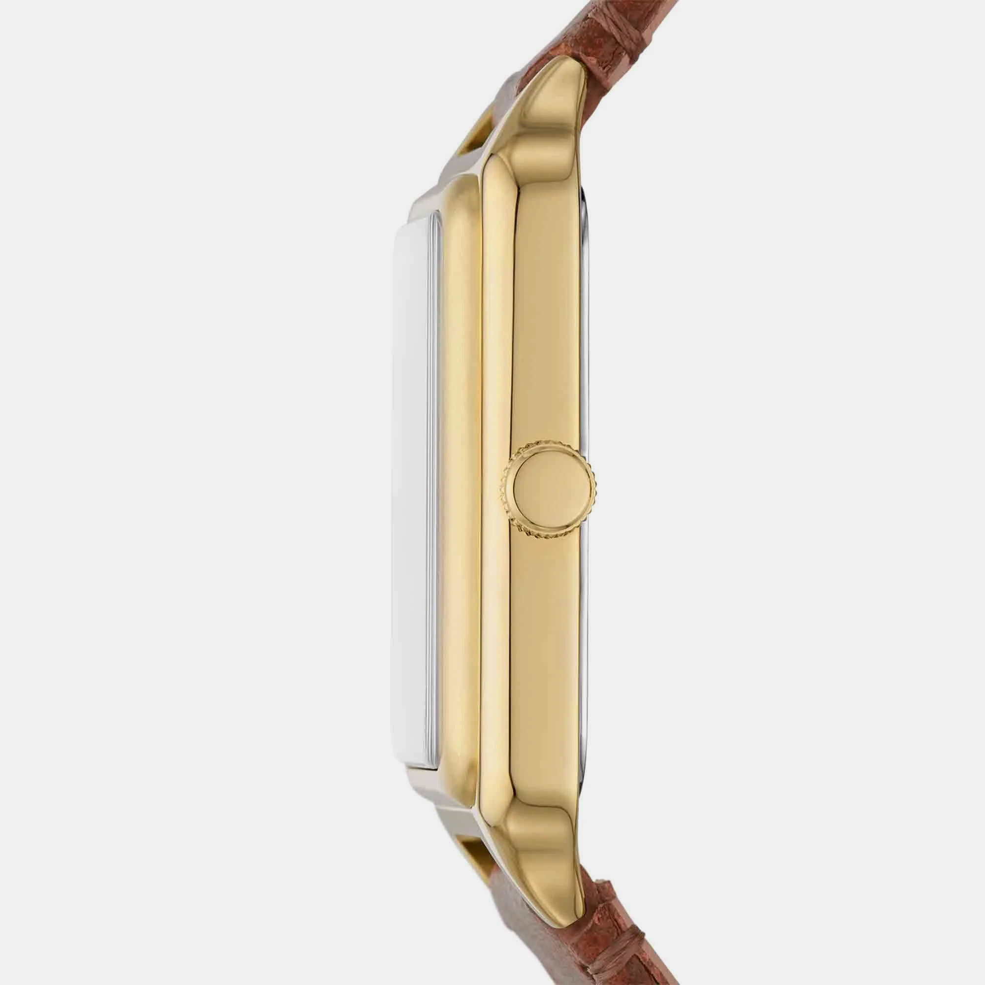 Raquel Women Quartz Mother Of Pearl Dial Analog Leather Watch ES5307 - Image 4