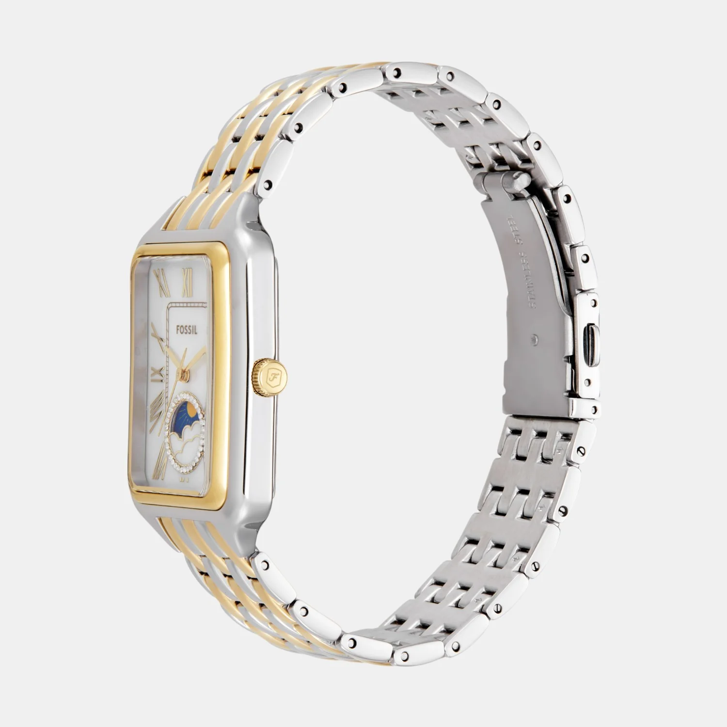 Raquel Women Quartz Mother Of Pearl Dial Analog Stainless Steel Watch ES5399 - Image 5