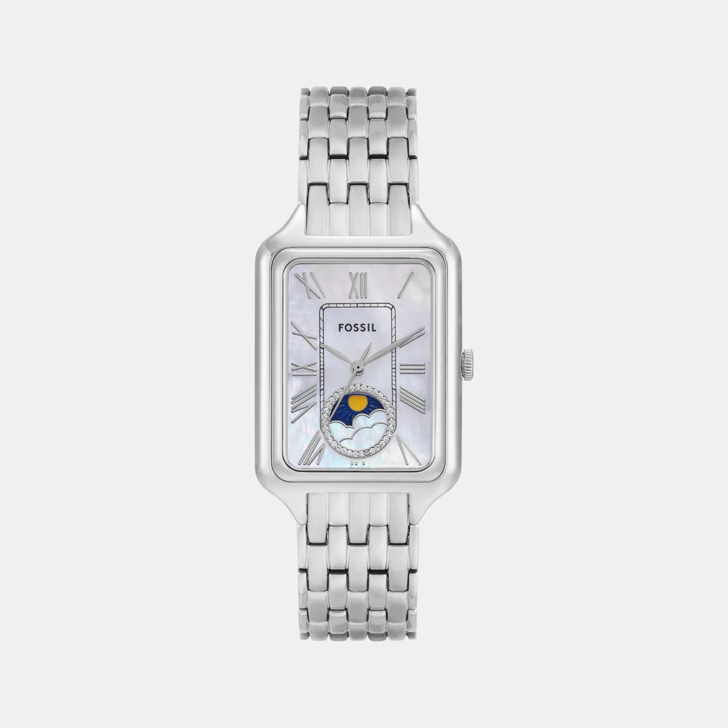 Raquel Women Quartz Mother Of Pearl Dial Analog Stainless Steel Watch ES5400 - Image 2