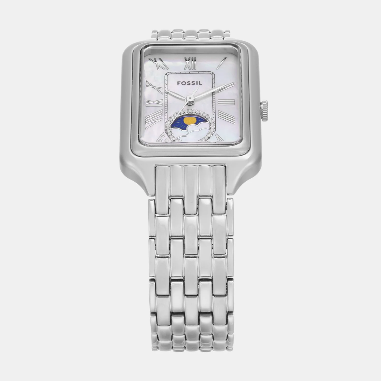 Raquel Women Quartz Mother Of Pearl Dial Analog Stainless Steel Watch ES5400 - Image 3