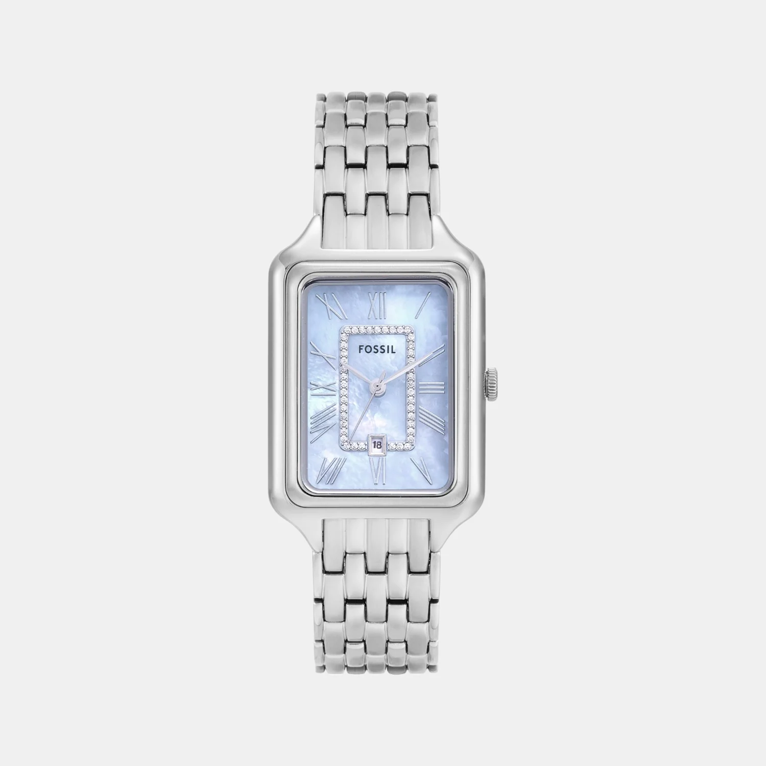 Raquel Women Quartz Mother Of Pearl Dial Analog Stainless Steel Watch ES5402 - Image 2