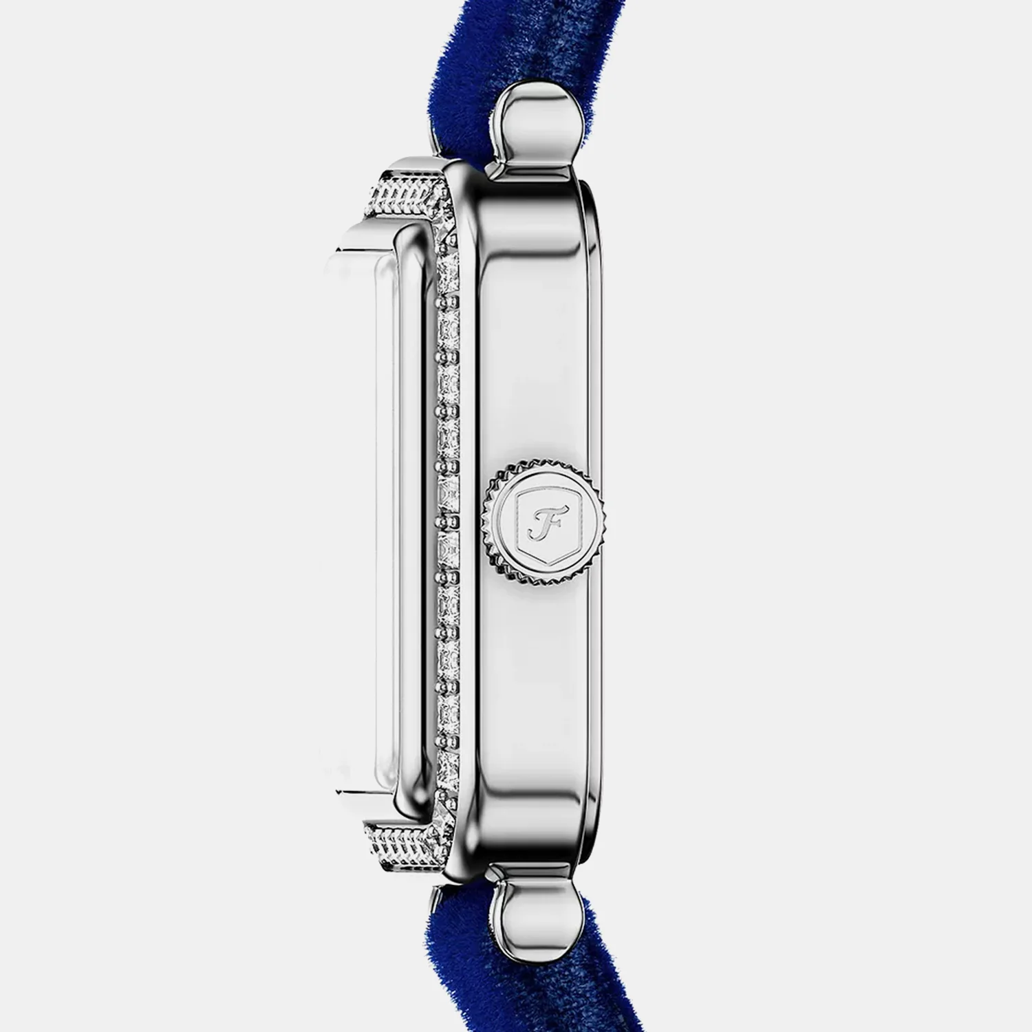 Raquel Women Quartz Silver Dial Analog Fabric Watch ES5436 - Image 2