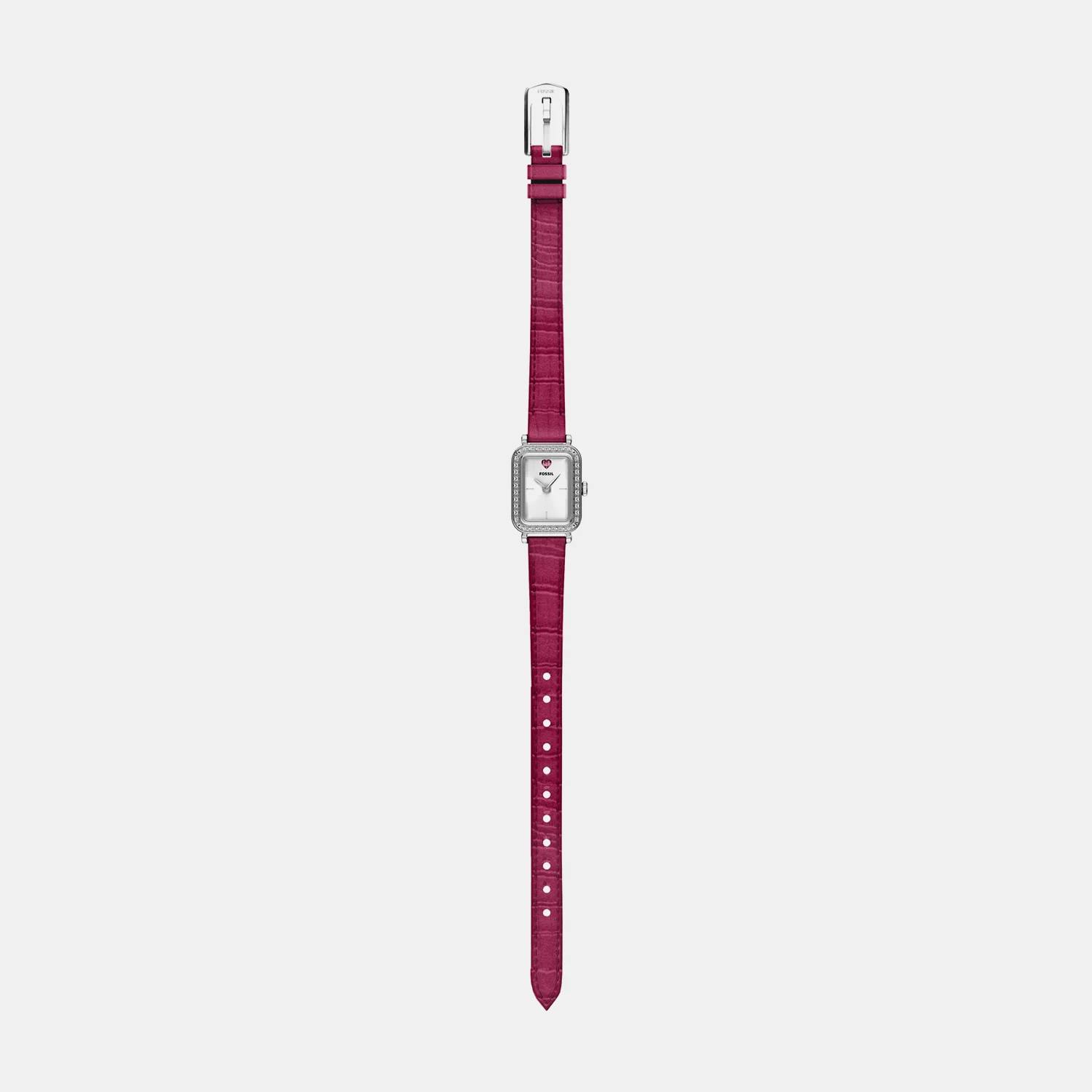 Raquel Women Quartz Silver Dial Analog Leather Watch ES5466 - Image 3