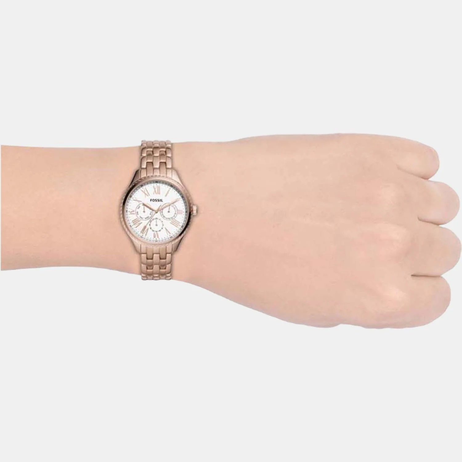 Redding Women Quartz White Dial Chronograph Stainless Steel Watch BQ3576 - Image 4