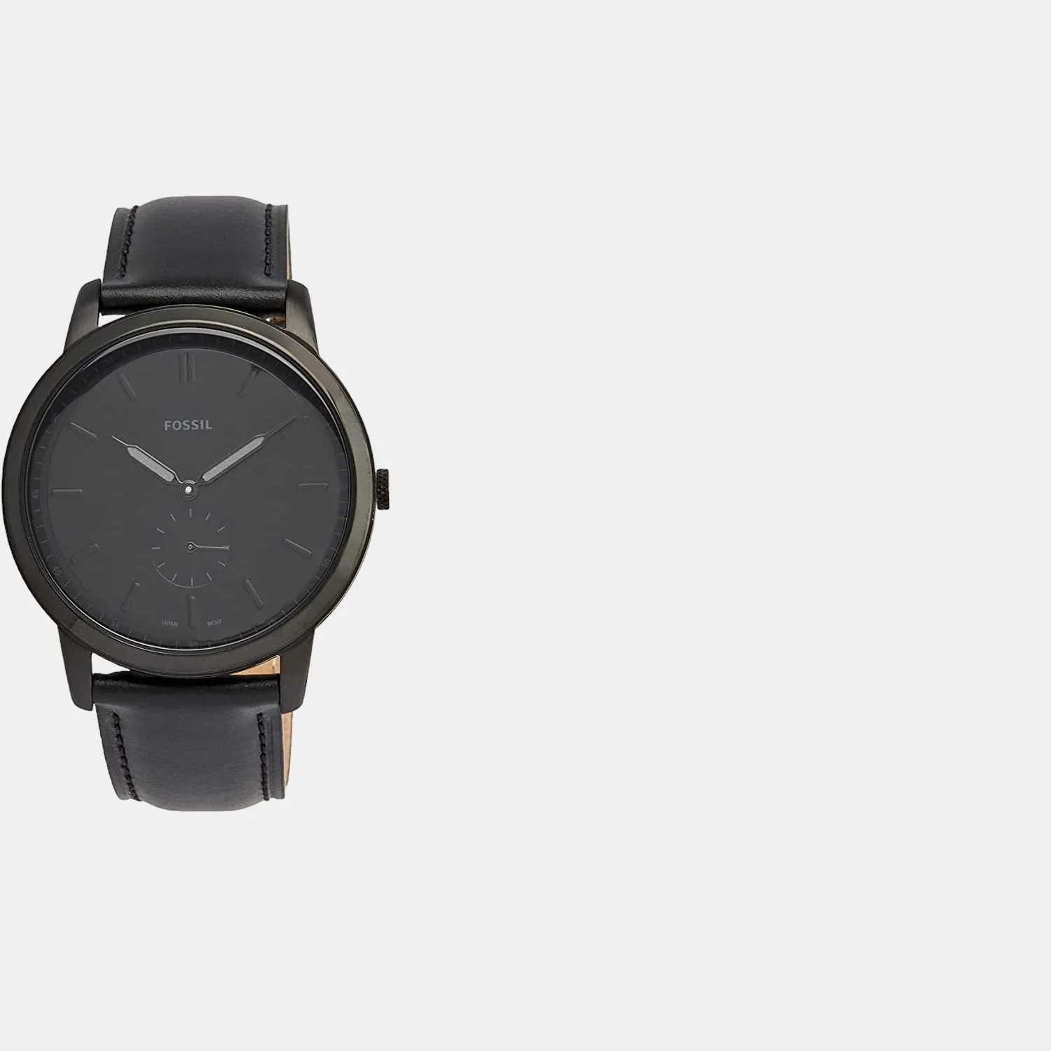 The Minimalist - Mono Men Quartz Black Dial Analog Leather Watch FS5447 - Image 4