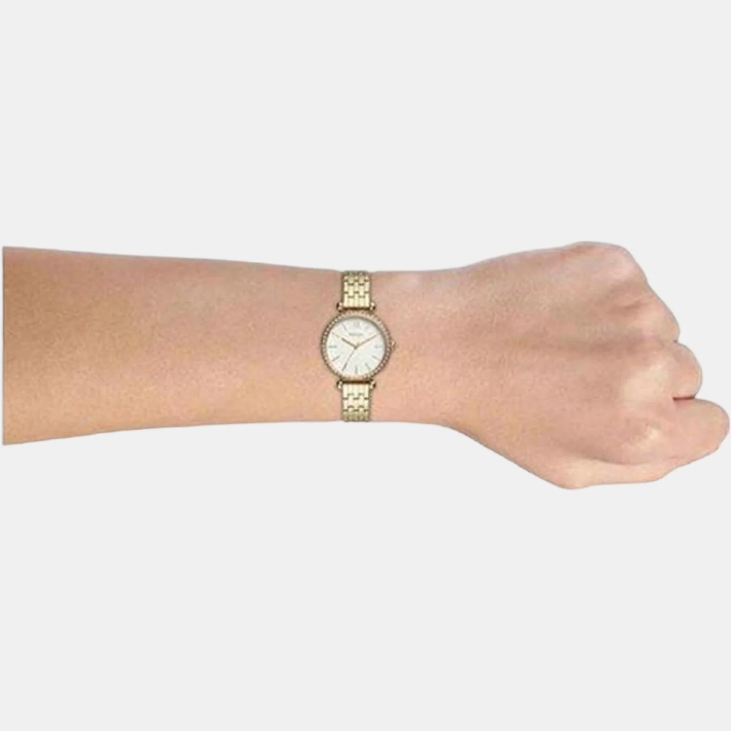 Tillie Women Quartz Two Tone Dial Analog Stainless Steel Watch BQ3498 - Image 3