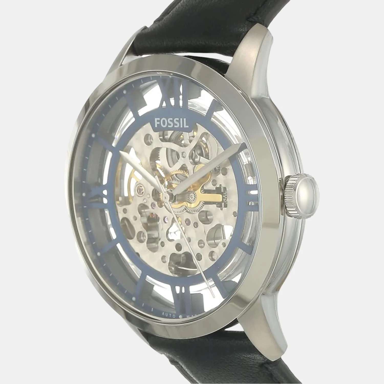 Townsman Men Automatic Blue Dial Analog Leather Watch ME3200 - Image 2