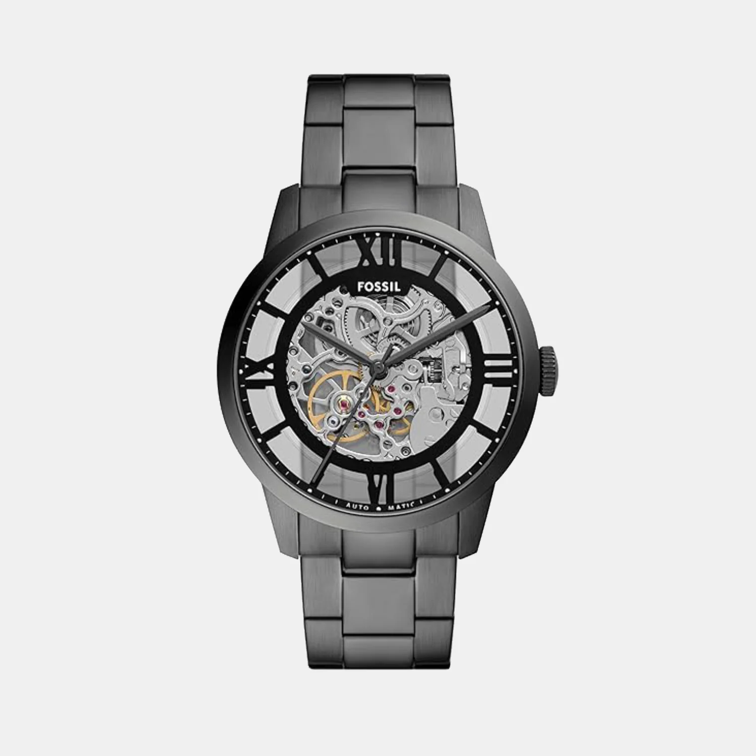 Townsman Men Automatic Clear Dial Analog Stainless Steel Watch ME3268 - Image 5