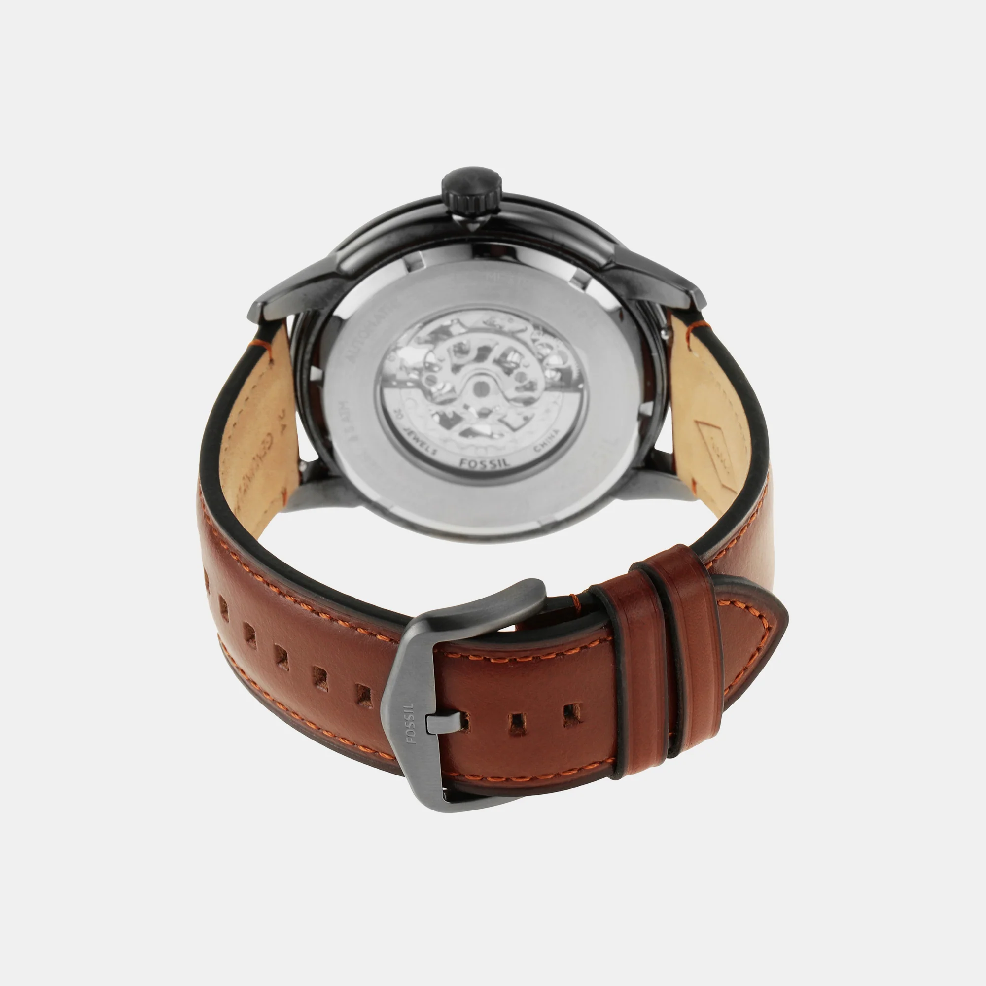 Townsman Men Automatic Grey Dial Analog Leather Watch ME3181 - Image 2