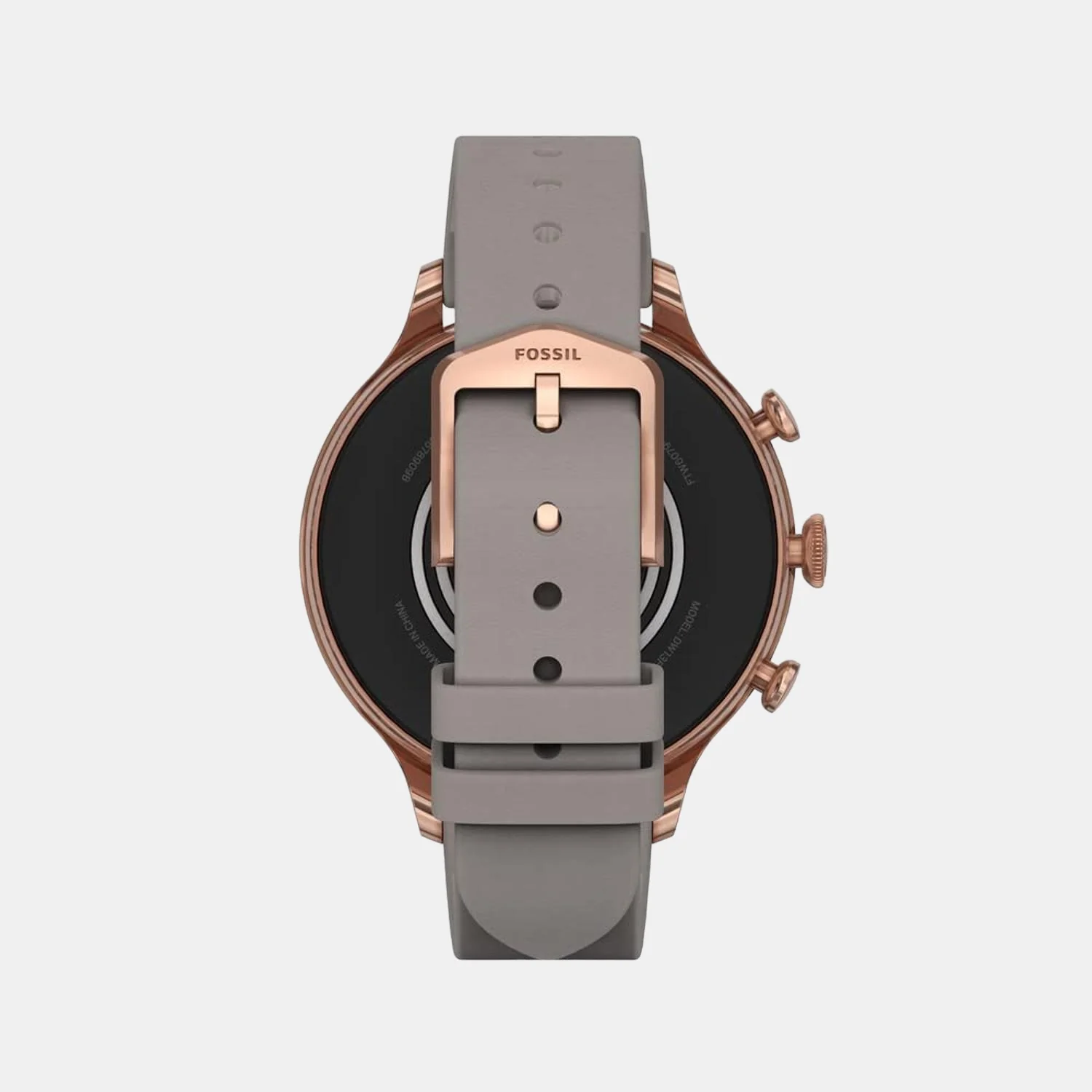 Women Processor Black Dial Digital Leather Watch FTW6079 - Image 3