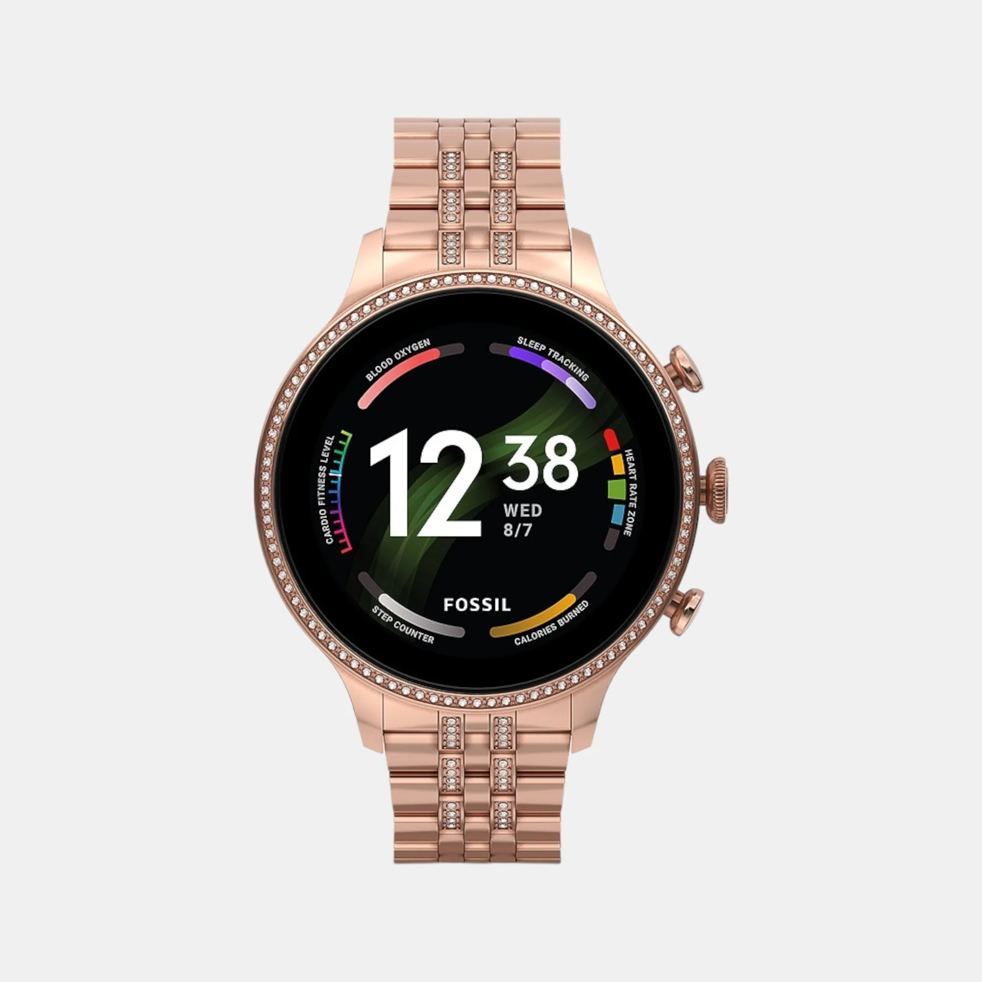 Women Quartz Black Dial Digital Stainless Steel Watch FTW6077