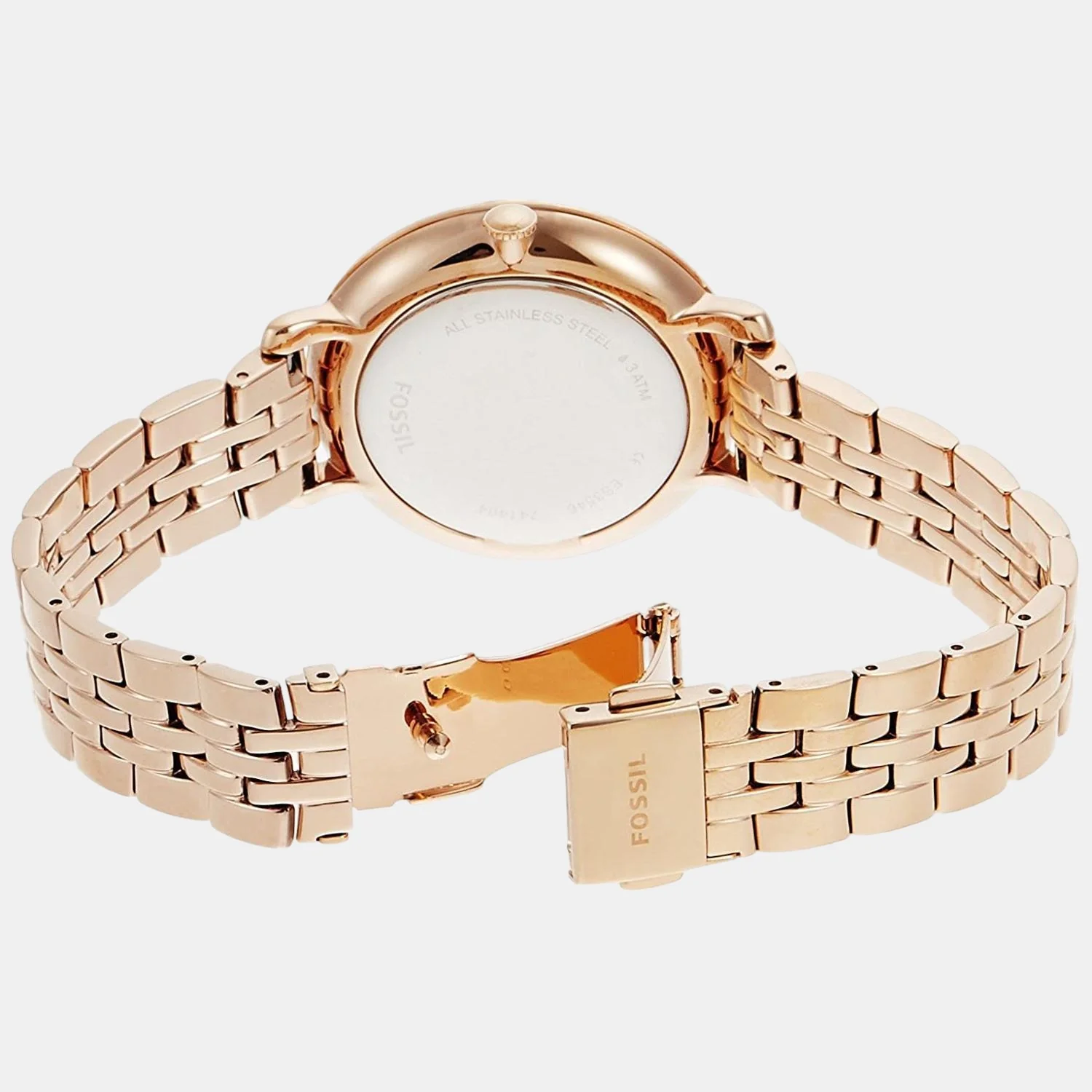 Women Quartz Rose Gold Dial Analog Stainless Steel Watch ES3546I - Image 2