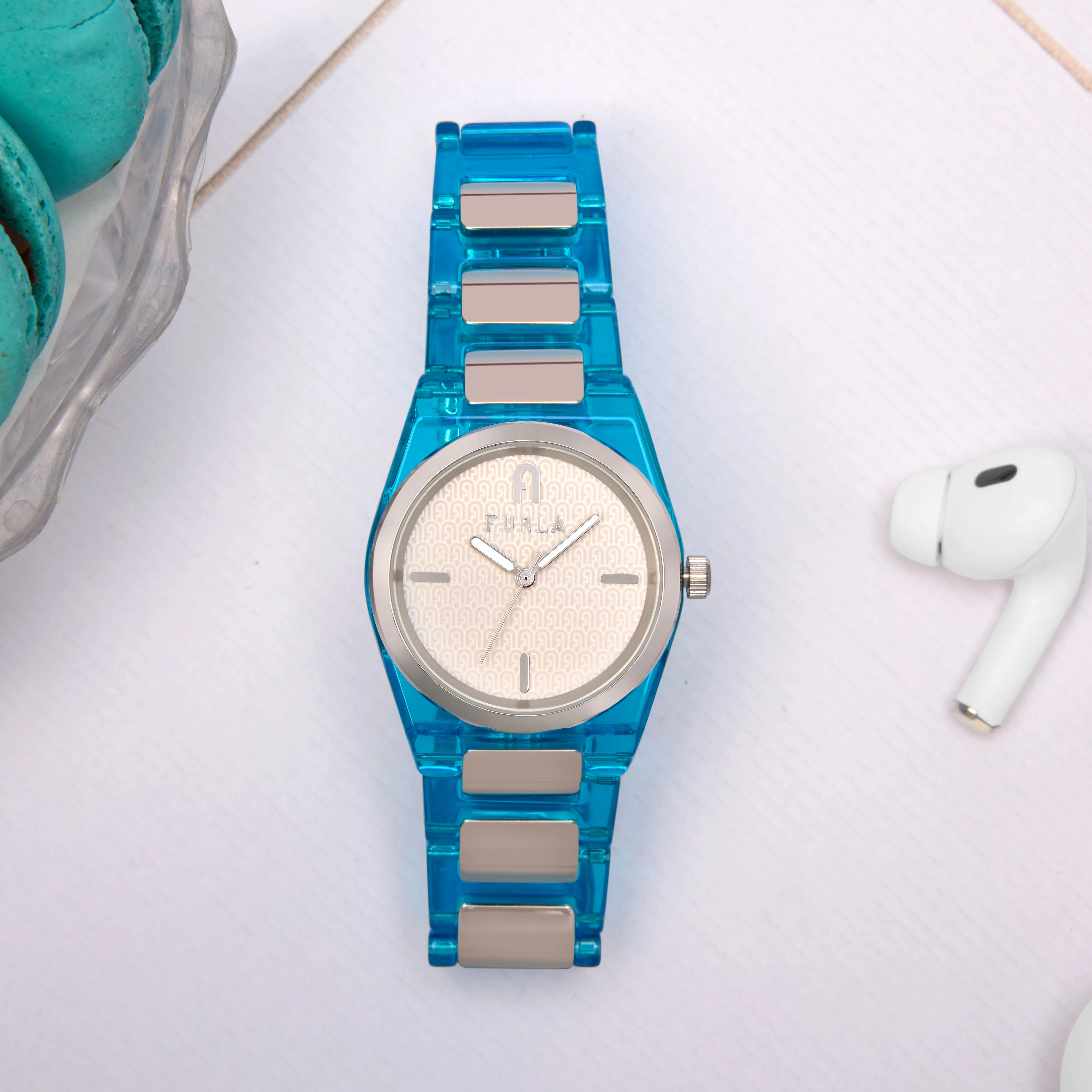 Furla Athleisure Women Quartz Silver Dial Analog Stainless Steel Watch WW00028007L1 - Image 8