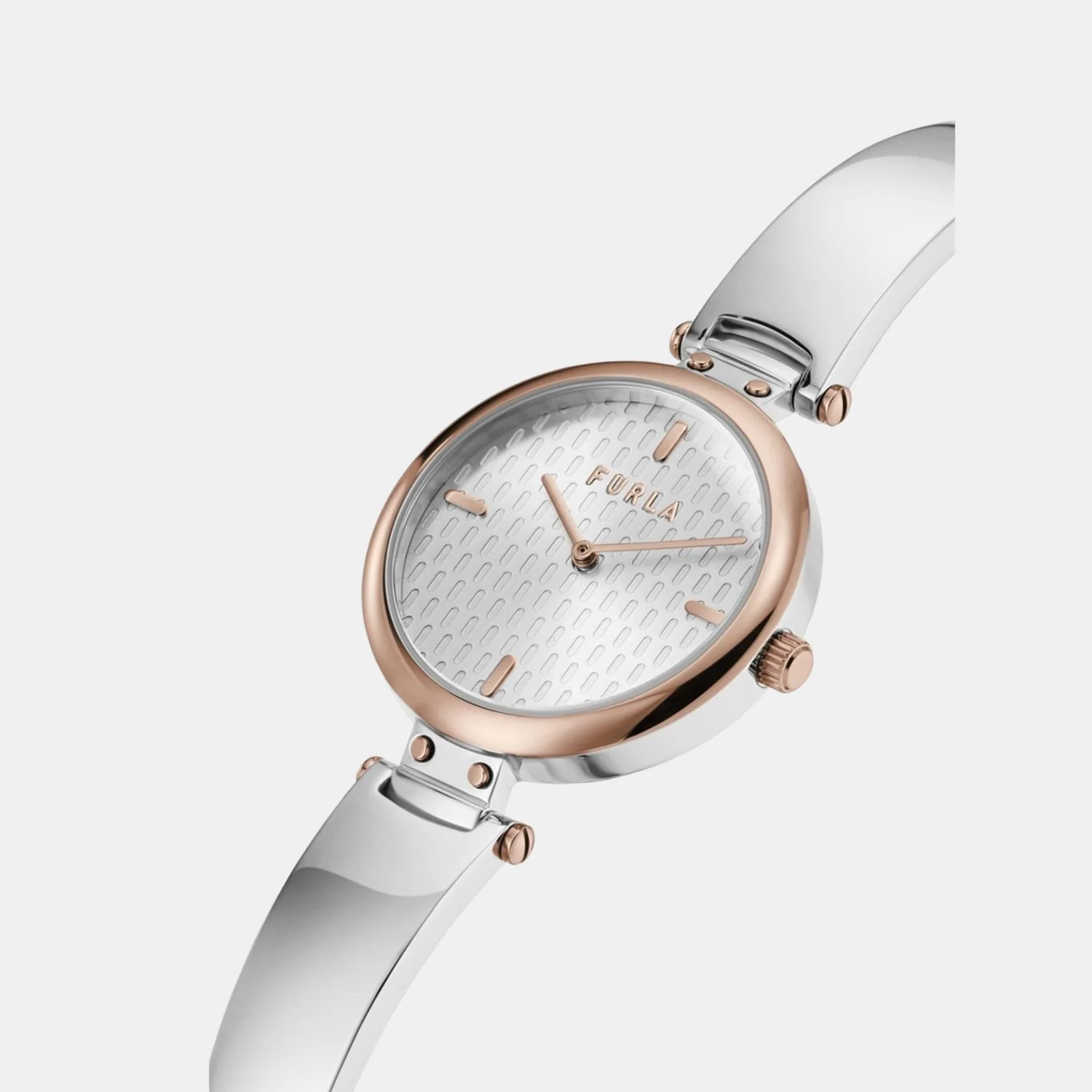 Furla Glamour Chic Women Quartz Silver Dial Analog Stainless Steel Watch WW00018005L5 - Image 3