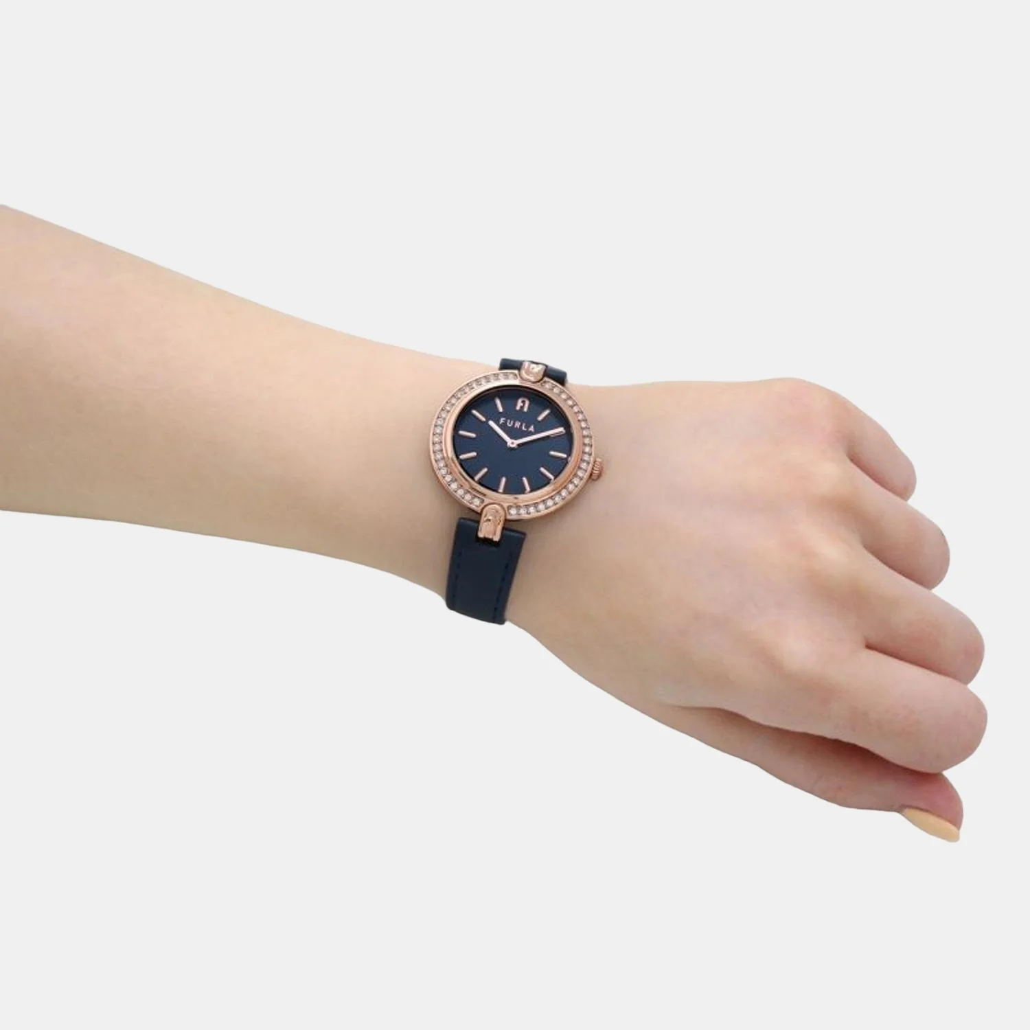 Furla Heritage Women Quartz Blue Dial Analog Leather Watch WW00002006L3 - Image 5