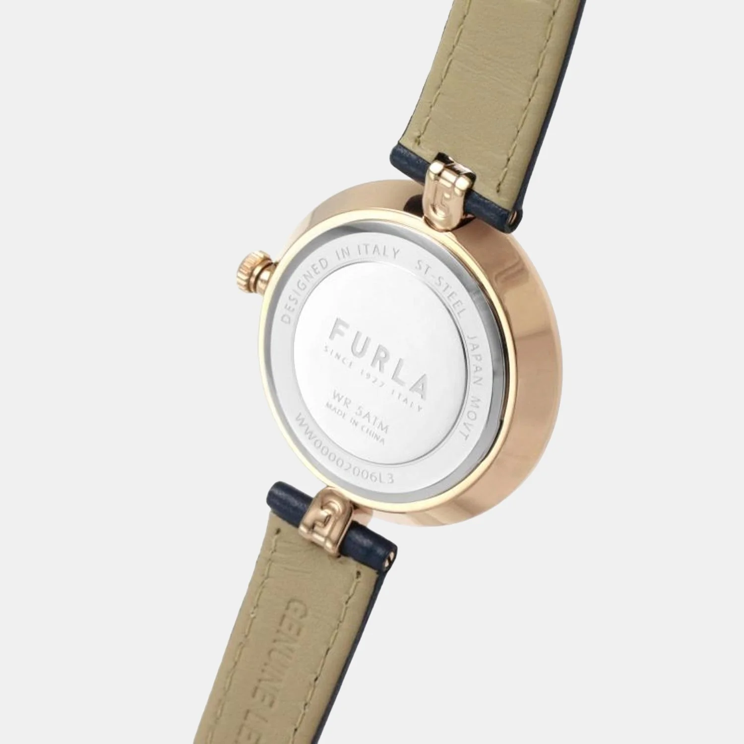 Furla Heritage Women Quartz Blue Dial Analog Leather Watch WW00002006L3 - Image 7