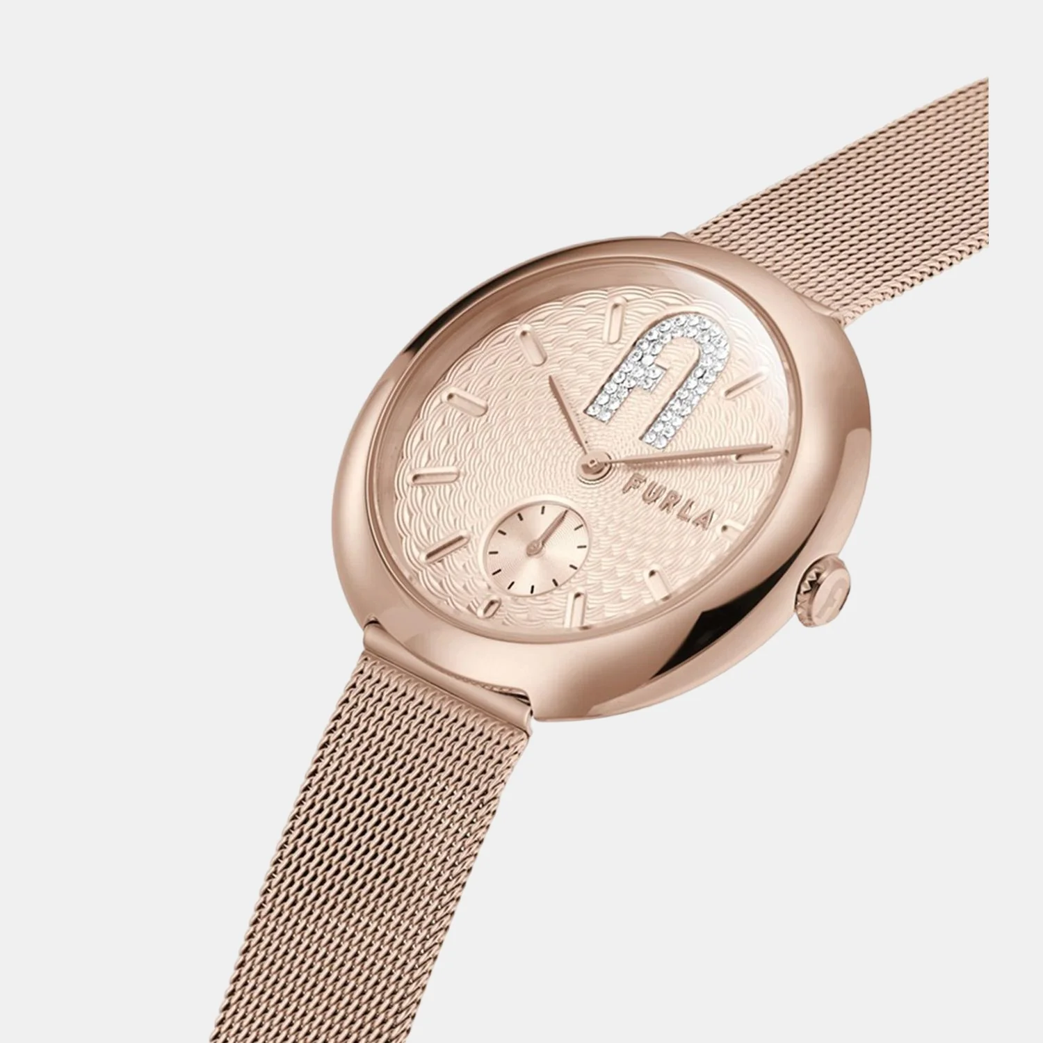 Furla Heritage Women Quartz Gold Dial Analog Stainless Steel Watch WW00013007L3 - Image 4