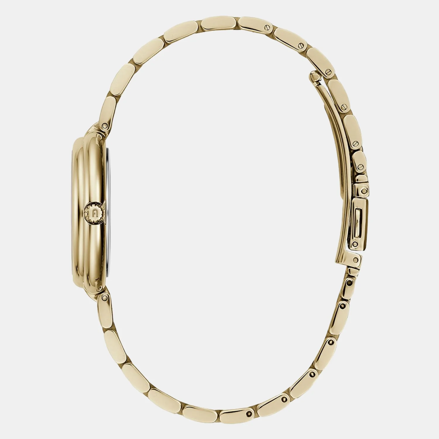 Furla Heritage Women Quartz Gold Dial Analog Stainless Steel Watch WW00032005L2 - Image 2