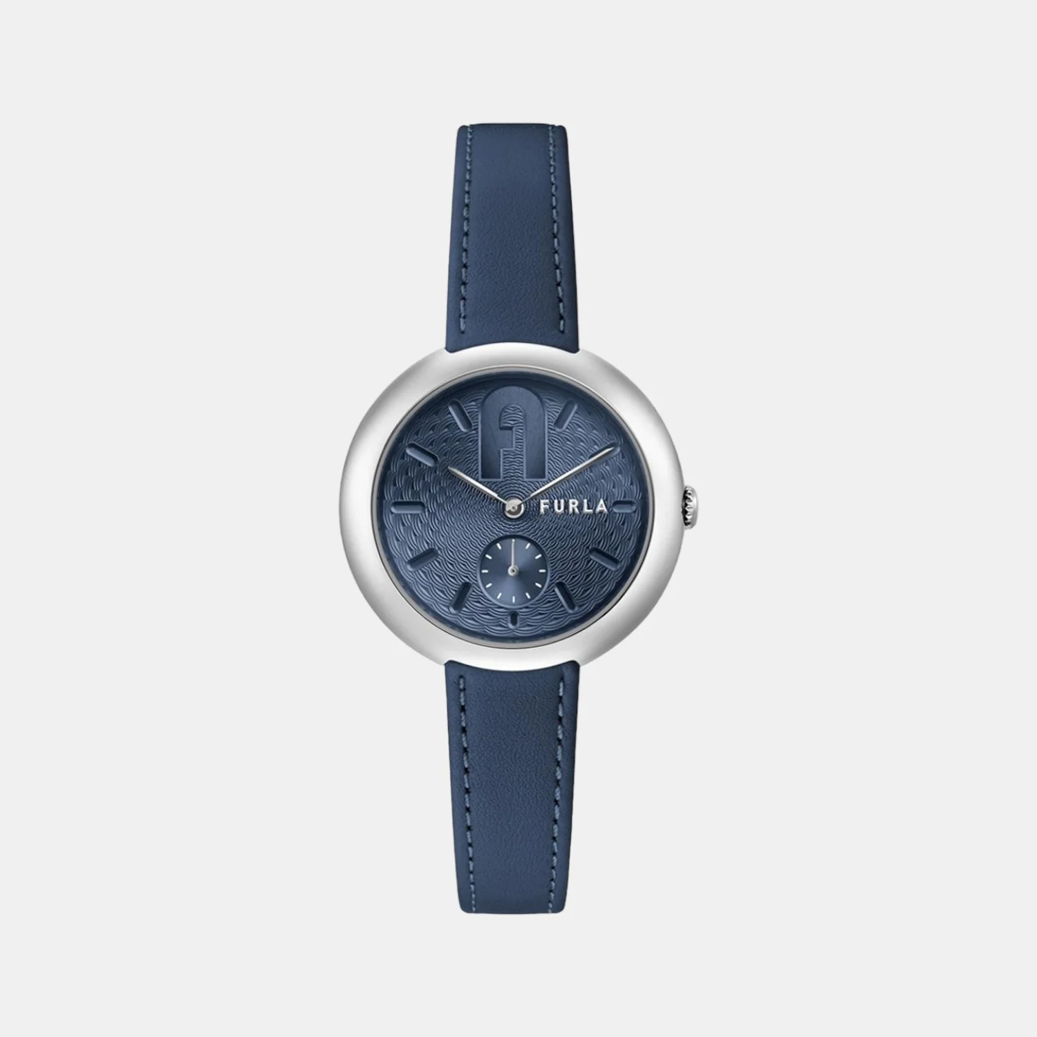 Furla Heritage Women Quartz Silver Dial Analog Leather Watch WW00013002L1
