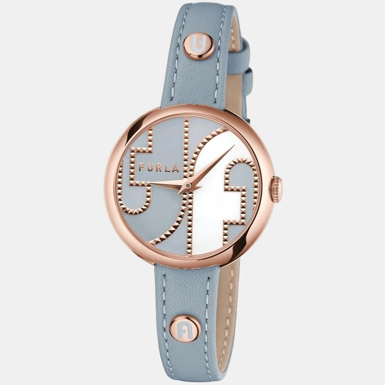 Furla Heritage Women Quartz Dual Tone Dial Analog Leather Watch WW00005015L3 - Image 5