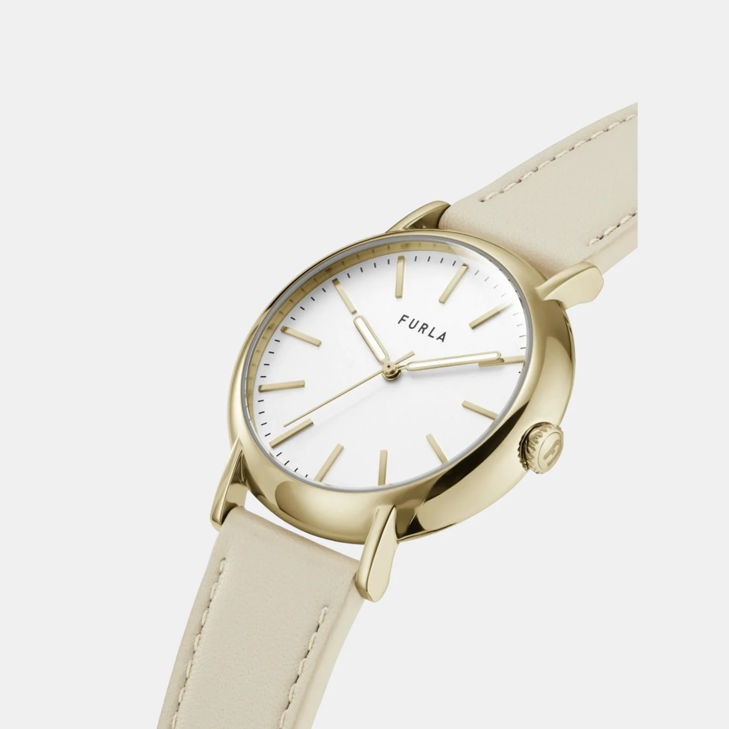 Furla Heritage Women Quartz White Dial Analog Leather Watch WW00023003L2 - Image 3