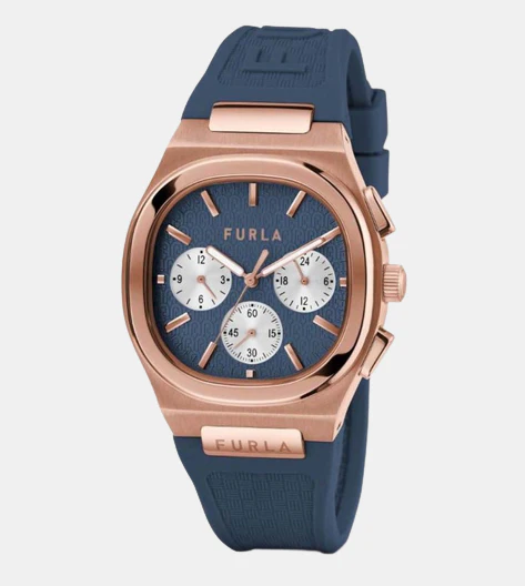 Women Quartz Blue Dial Analog Silicone Watch WW00036005L3 - Image 2
