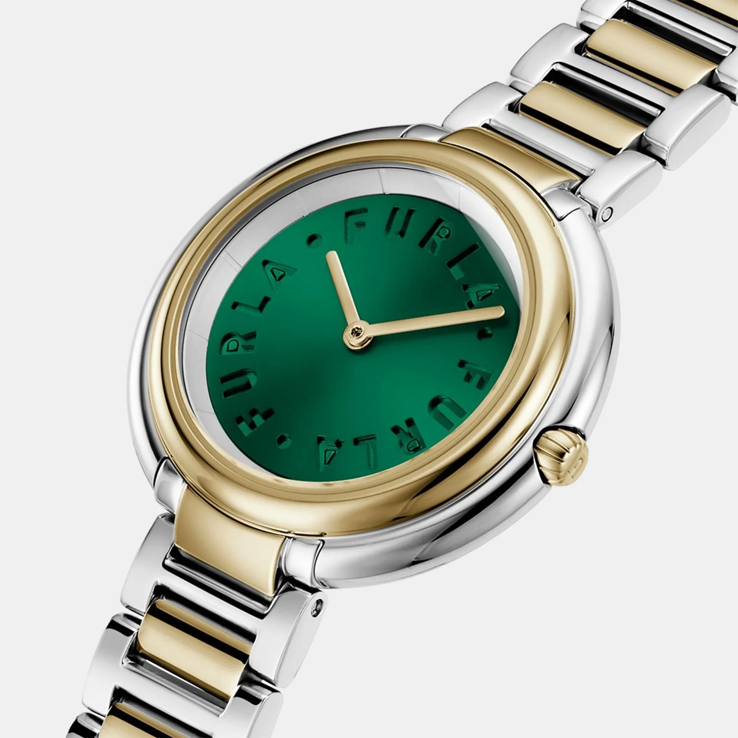 Women Quartz Green Dial Analog Stainless Steel Watch WW00032001L4 - Image 4