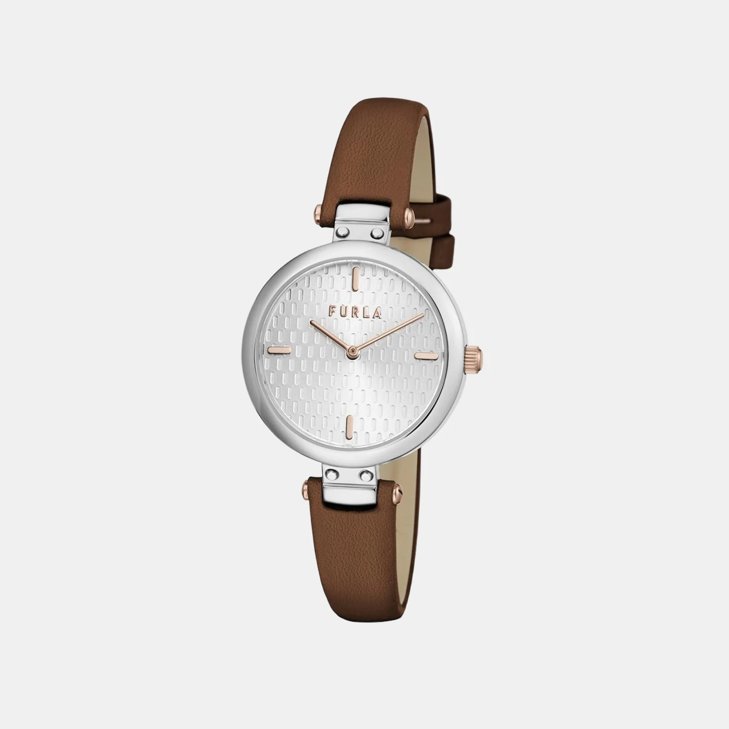 Women Quartz Silver Dial Analog Leather Watch WW00018002L1 - Image 5