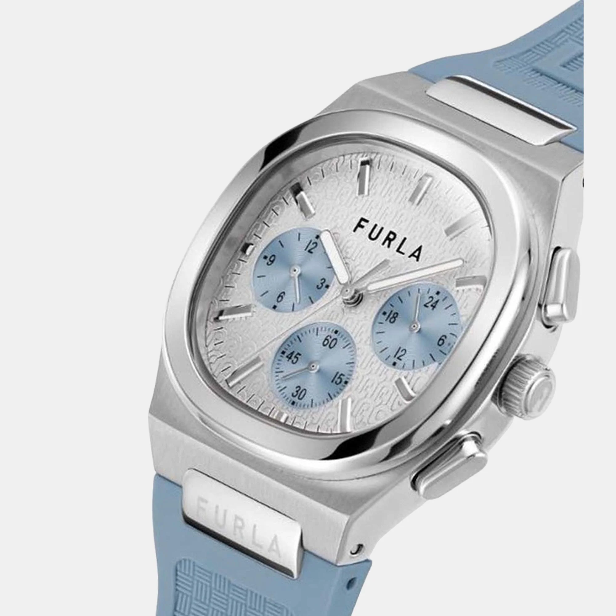 Women Quartz White Dial Chronograph Silicone Watch WW00036001L1 - Image 5