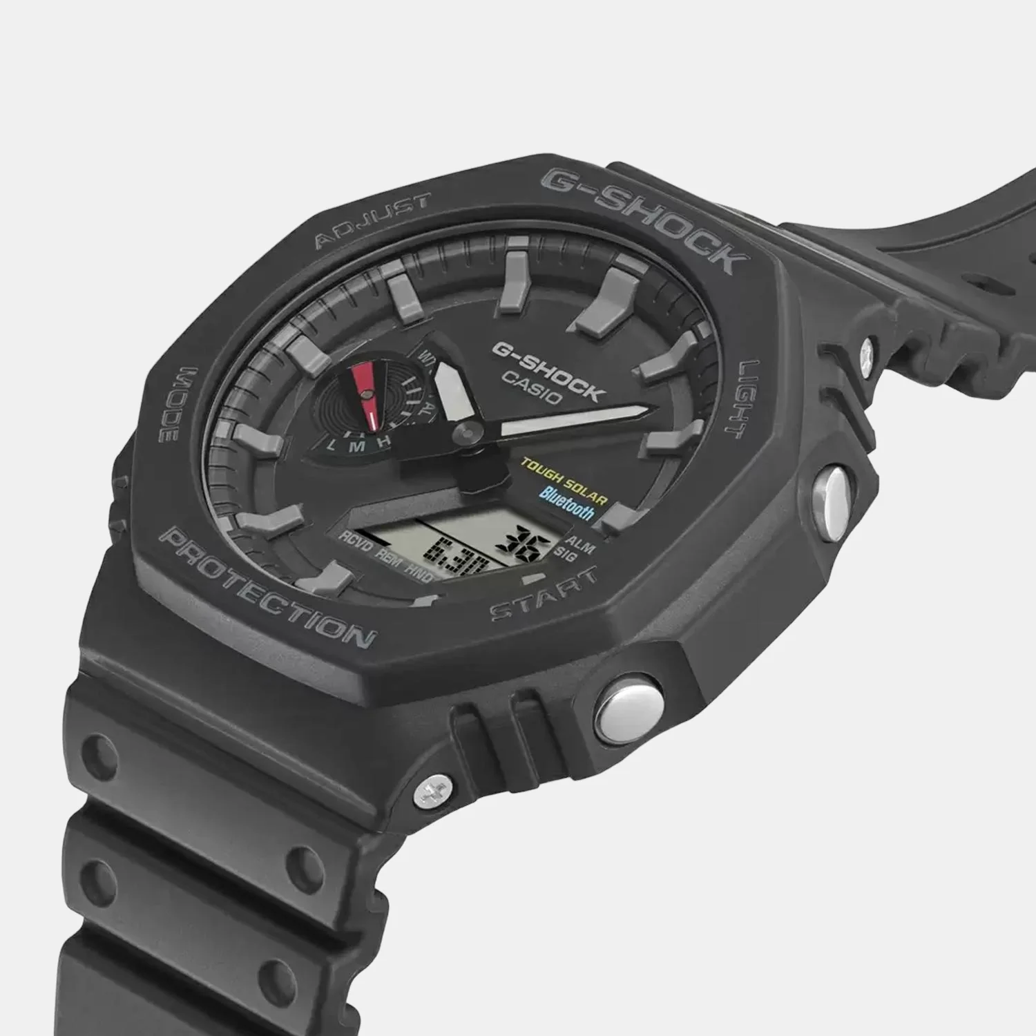 G-Shock Men Quartz Black Dial Analog-Digital Resin Watch G1241 - Image 2